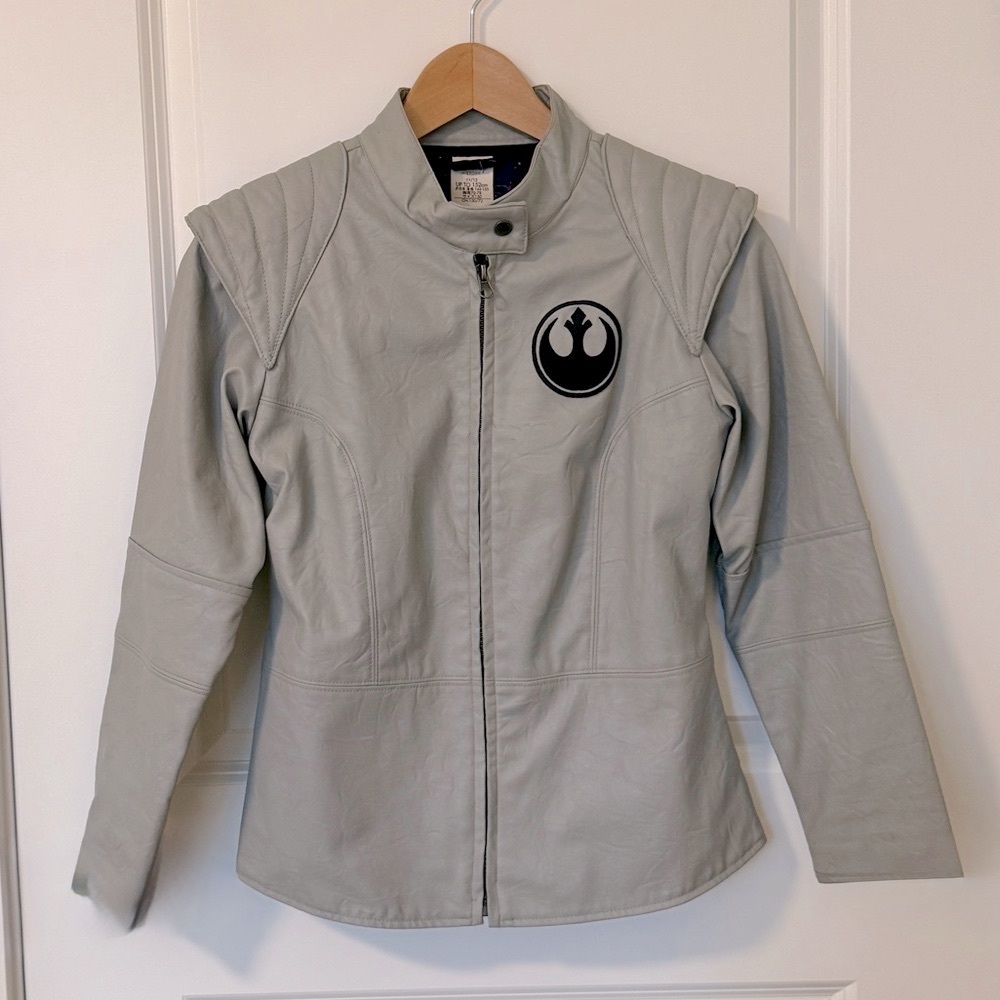 STAR WARS: The Force Awakens Grey Faux Leather Jacket S